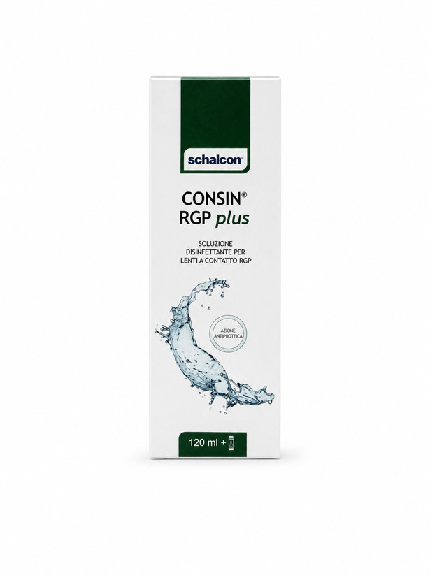 محلول شستشو و نگهداری لنز سخت کانسین پلاس (Consin RGP Plus) حجم ۱۲۰ میل