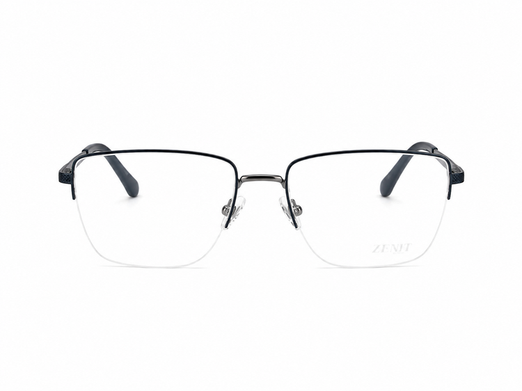 فریم عینک طبی زنیت (Zenit) مدل ze-3382 فلزی (نیمفریم)