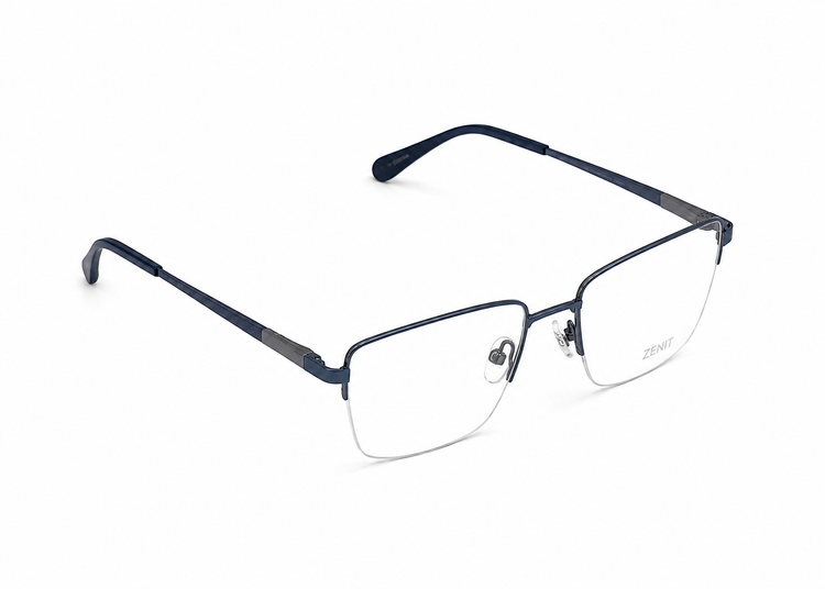 فریم عینک طبی زنیت (Zenit) مدل ze-3382 فلزی (نیمفریم)