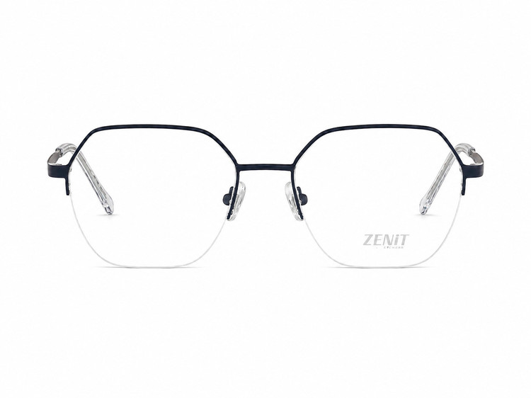 فریم عینک طبی زنیت (Zenit) مدل ze-3318 فلزی (نیمفریم)