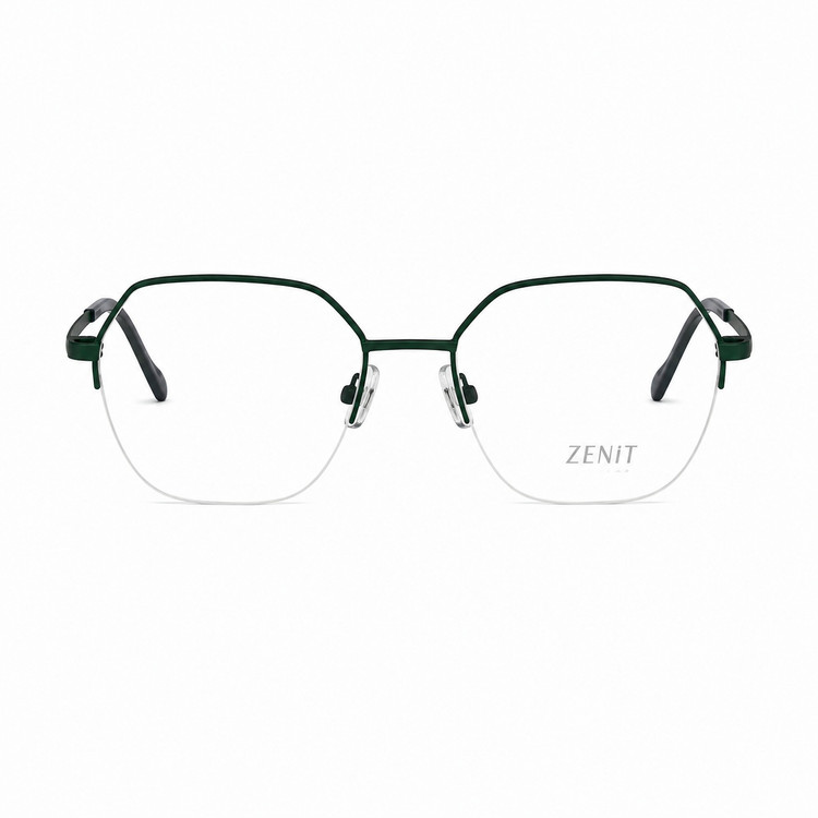 فریم عینک طبی زنیت (Zenit) مدل ze-3318 فلزی (نیمفریم)