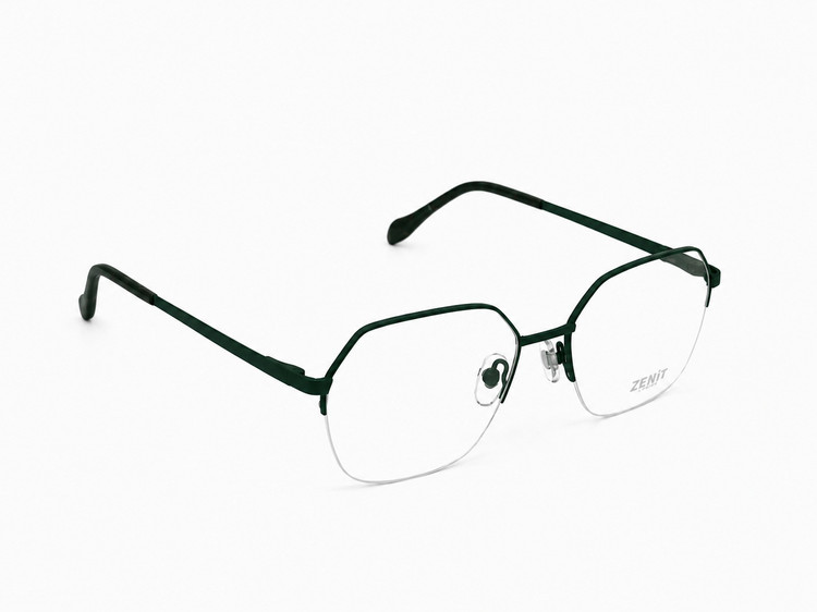 فریم عینک طبی زنیت (Zenit) مدل ze-3318 فلزی (نیمفریم)