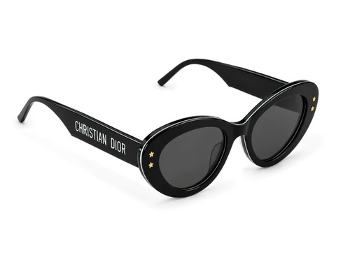 عینک آفتابی زنانه کریستین دیور (Christian Dior) مدل B1U 10A0 اسیتیت (مشکی)
