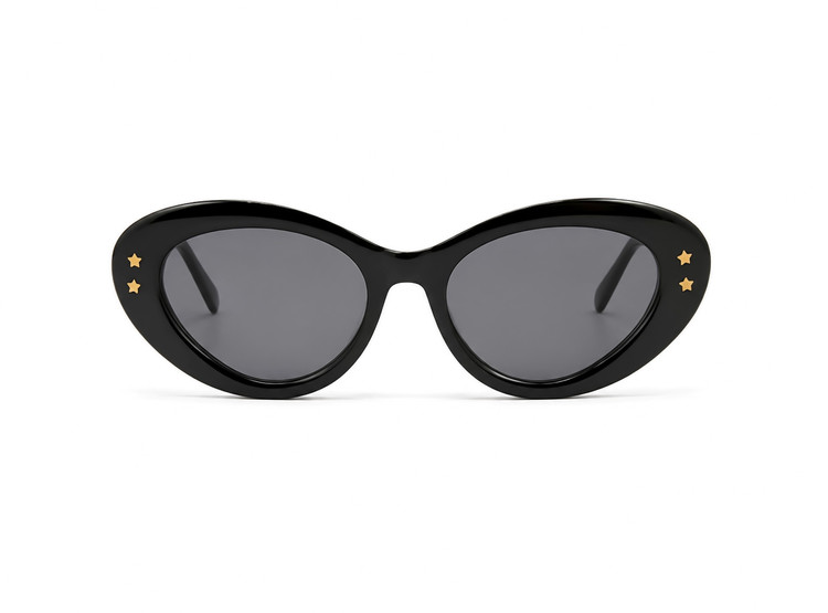 عینک آفتابی زنانه کریستین دیور (Christian Dior) مدل B1U 10A0 اسیتیت (مشکی)