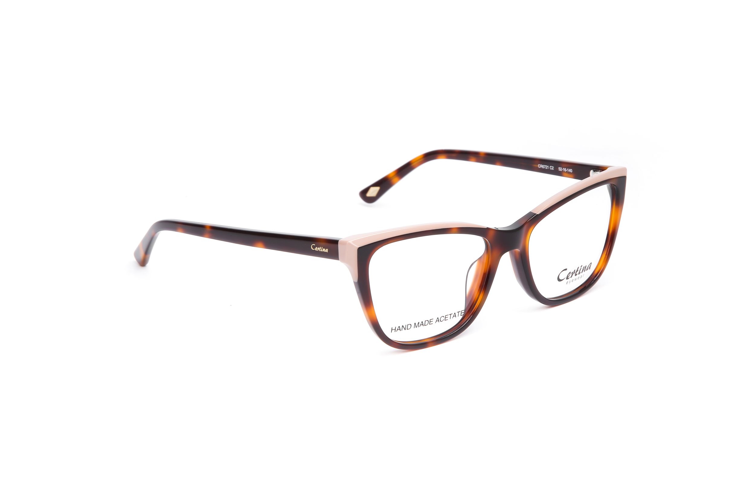 فریم عینک طبی زنانه سرتینا (Certina) مدل CR6721 دست‌ساز